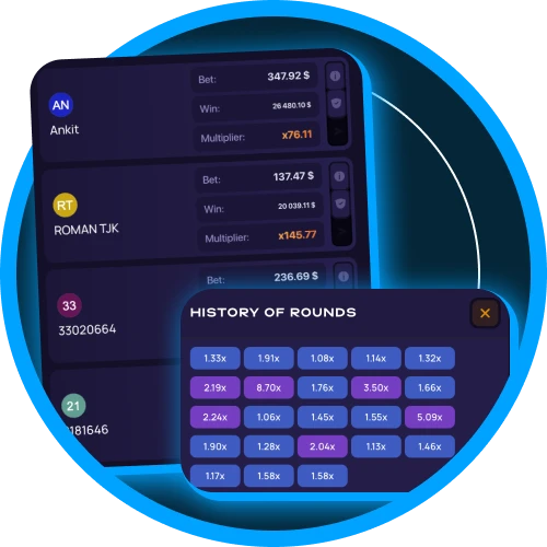 Increase the bet multiplier in the Lucky Jet game at 1win online casino to increase your winnings.